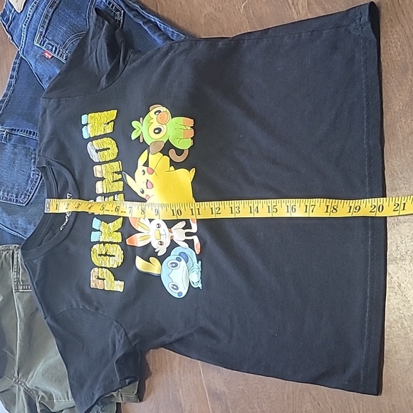 Bundle Polo Ralph Lauren Cargo Shorts/Old Navy Jeans/Levi's jeans/PokemonT-shirt - Picture 3 of 17